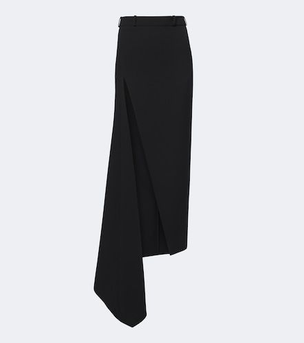 Jupe midi asymétrique en laine - Givenchy - Modalova