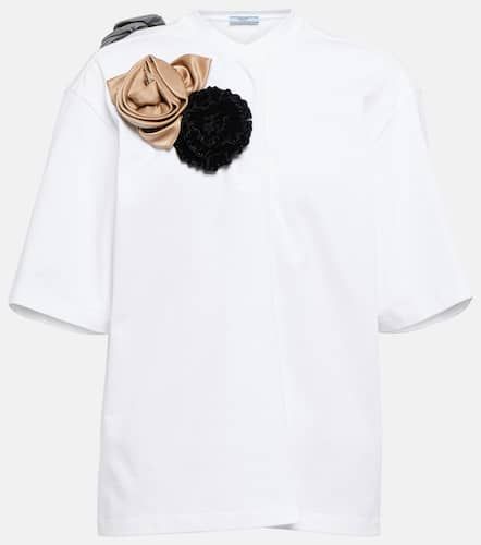 Top en coton à ornements - Prada - Modalova