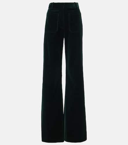 Pantalon flare Alina en velours - Victoria Beckham - Modalova