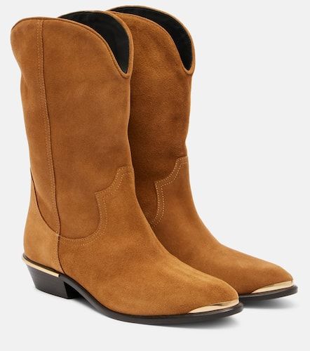Bottines santiags Elbana en daim - Isabel Marant - Modalova