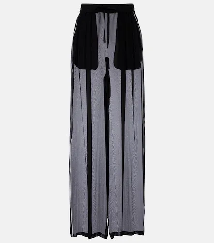 Pantalon ample transparent en soie - Dolce&Gabbana - Modalova