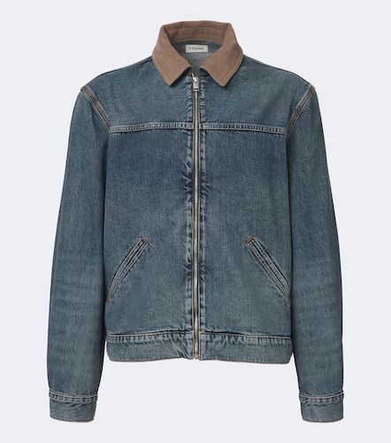 Frame Veste en denim et velours - Frame - Modalova