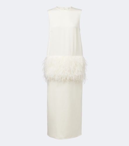 Robe midi Sonia à plumes - Loulou de Saison - Modalova