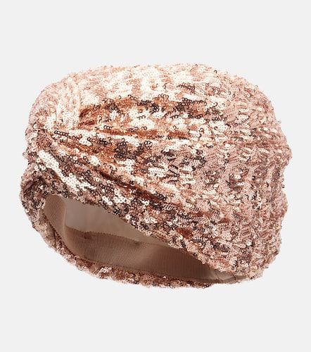 Turban VLogo à sequins - Valentino Garavani - Modalova