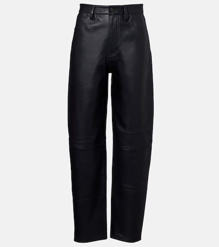Frame Pantalon droit Neat en cuir - Frame - Modalova