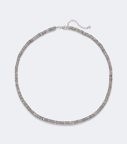 Collier à perles en or 14 ct, quartz et diamants - Sydney Evan - Modalova