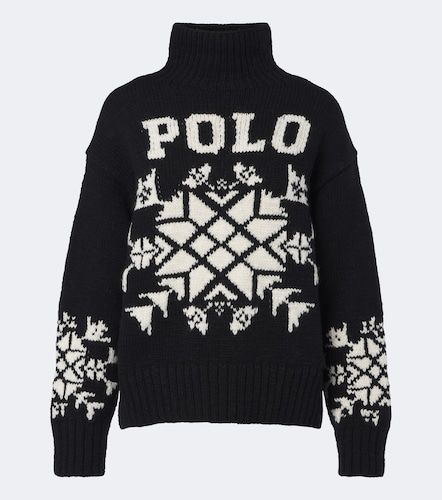Pull à col roulé en laine intarsia - Polo Ralph Lauren - Modalova