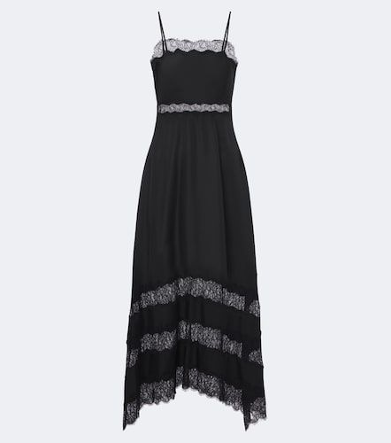 Robe midi Coco en soie à dentelle - Ulla Johnson - Modalova
