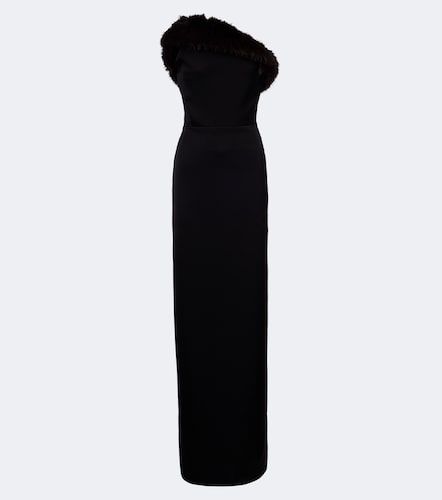 Robe longue bustier asymétrique - David Koma - Modalova