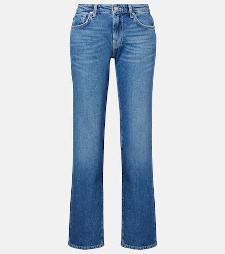 Jean droit Calie à taille mi-haute - 7 For All Mankind - Modalova