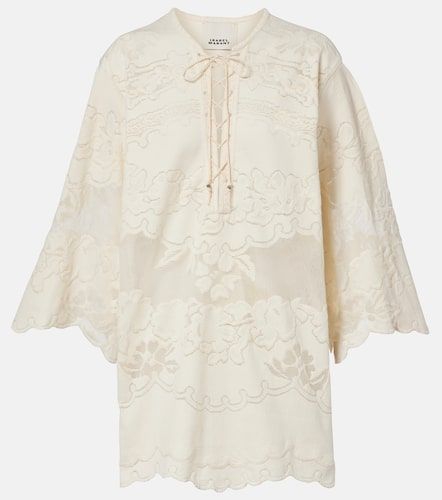 Robe Solara en coton mélangé à broderie - Isabel Marant - Modalova