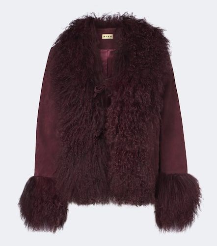 Veste Sammy en daim et shearling - Rixo - Modalova