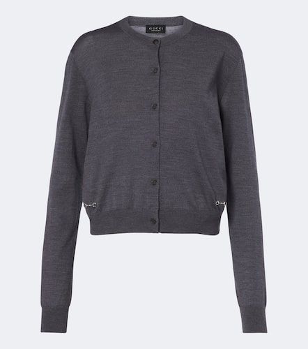 Gucci Cardigan Horsebit en laine - Gucci - Modalova