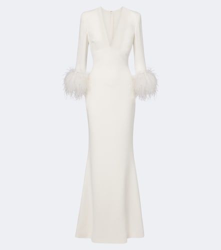 Elie Saab Robe longue à plumes - Elie Saab - Modalova
