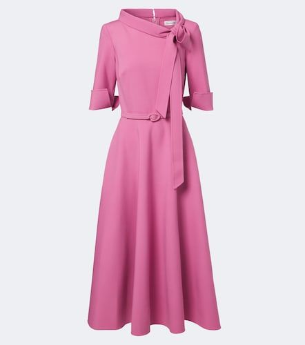 Robe midi en laine mélangée - Oscar de la Renta - Modalova