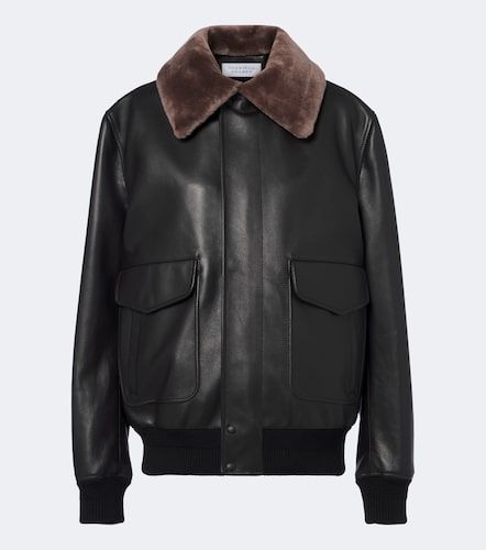 Veste Grant en cuir et shearling - Gabriela Hearst - Modalova