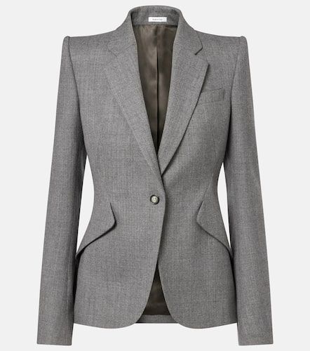McQueen Blazer en laine - McQueen - Modalova