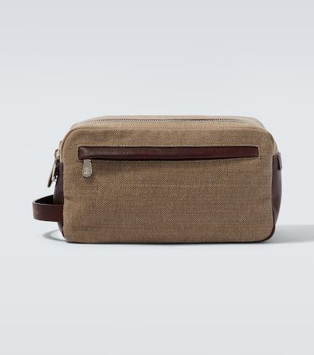 Trousse de toilette à finitions en cuir - Brunello Cucinelli - Modalova