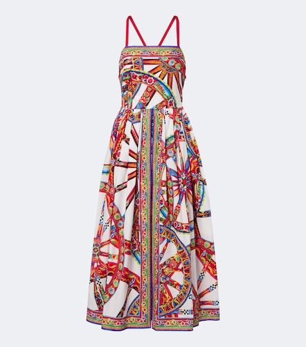 Robe midi Carretto en coton - Dolce&Gabbana - Modalova