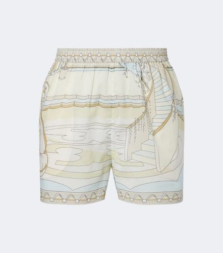 Short en coton à imprimé - Tory Burch - Modalova