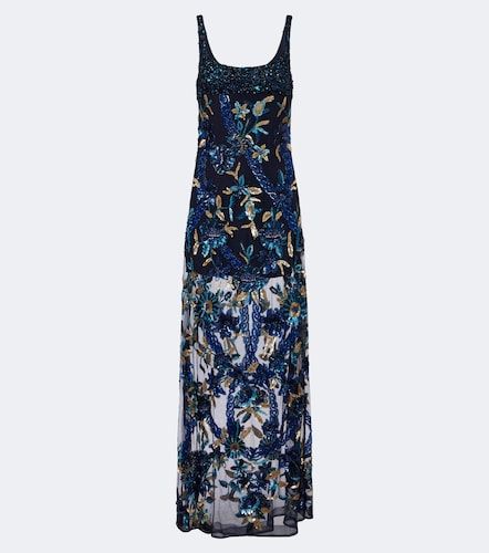 Là Fuori Robe longue à fleurs et ornements - La Fuori - Modalova