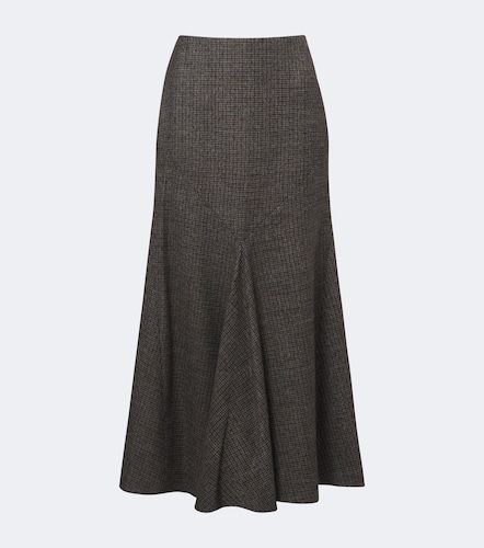 Etro Jupe midi en laine à carreaux - Etro - Modalova
