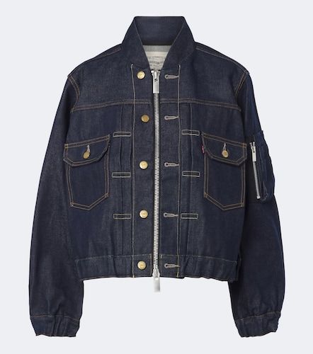 Sacai Veste bomber en denim - Sacai - Modalova