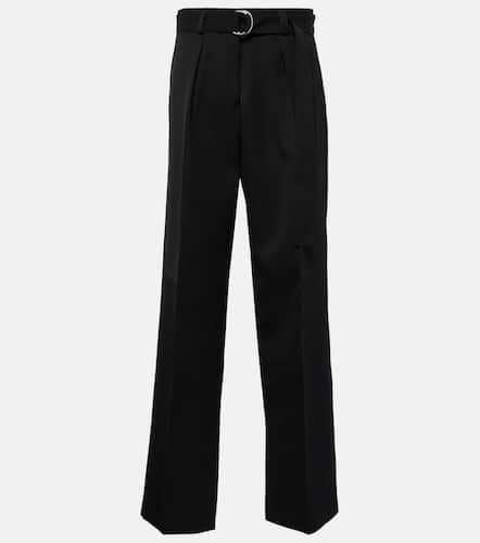 Pantalon ample à taille haute en laine - Jil Sander - Modalova