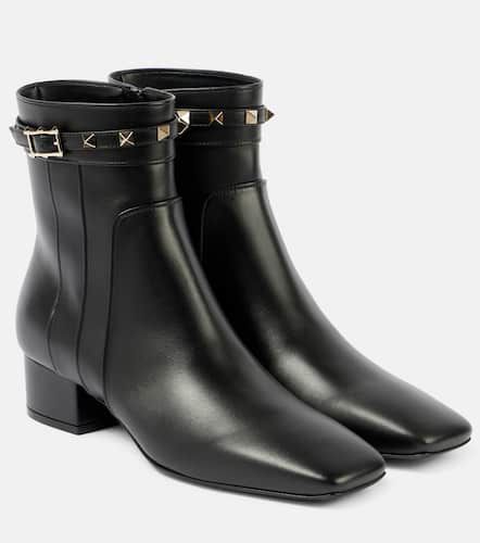 Bottines Rockstud 40 en cuir - Valentino Garavani - Modalova