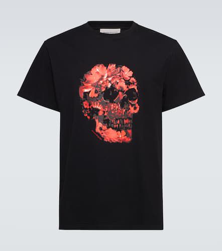 T-shirt Skull imprimé en coton - Alexander McQueen - Modalova
