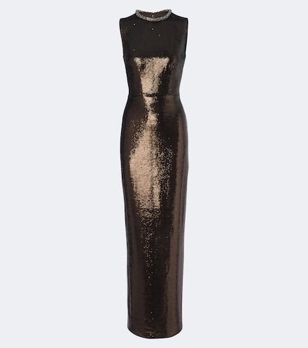 Robe longue à sequins et ornements - Roland Mouret - Modalova