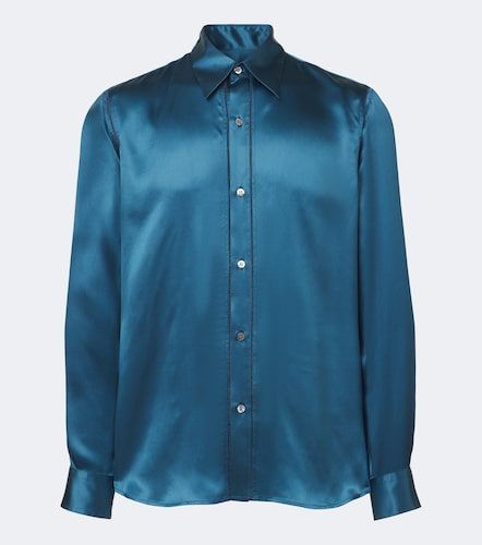 Chemise en satin de soie - Dries Van Noten - Modalova