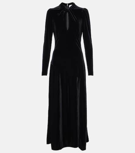 Ganni Robe midi en velours - Ganni - Modalova