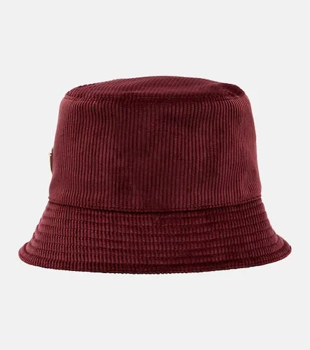 Chapeau bob en velours côtelé de coton - Prada - Modalova