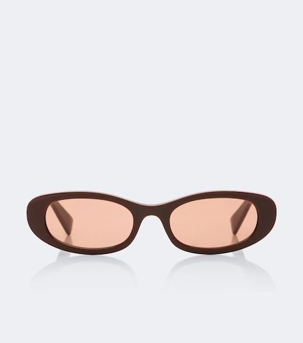 Lunettes de soleil ovales Signature - Miu Miu - Modalova