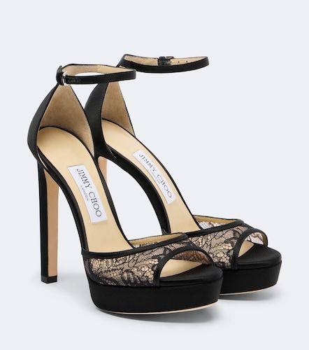 Sandales Pattie à plateau en dentelle - Jimmy Choo - Modalova