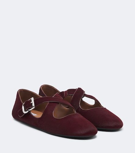 Alaïa Ballerines en cuir façon poulain - Alaia - Modalova