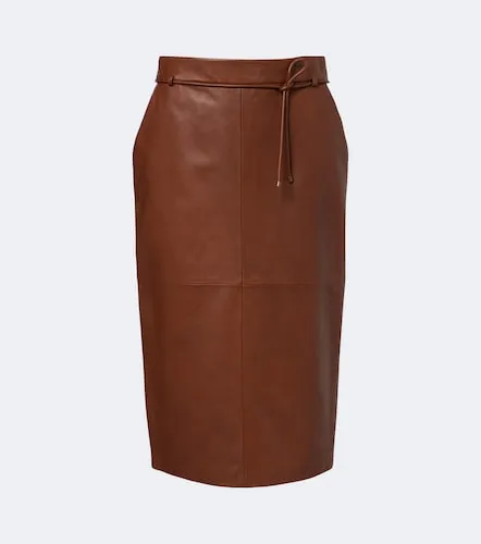 Max Mara Jupe midi en cuir - Max Mara - Modalova