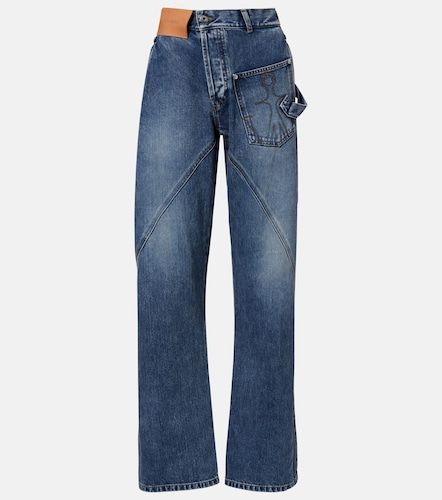 Jean straight Twisted à broderies - JW Anderson - Modalova