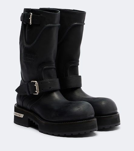 Bottines de combat Venom en cuir - Balenciaga - Modalova