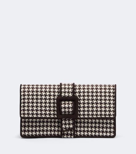 Pochette Maycap à motif pied-de-poule - Manolo Blahnik - Modalova