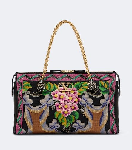 Sac Panthea Medium VLogo à broderies - Valentino Garavani - Modalova