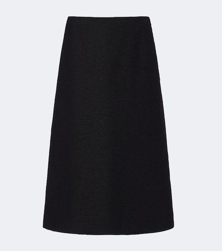 Fendi Jupe midi en laine mélangée - Fendi - Modalova