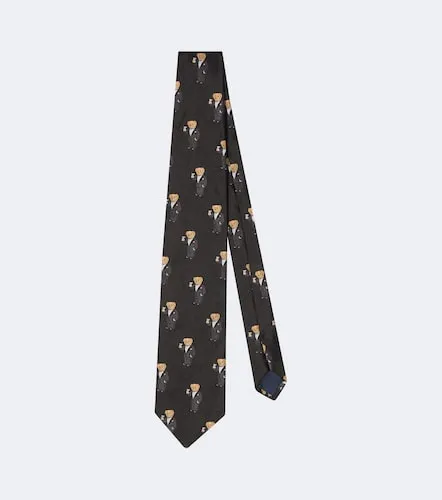 Cravate Polo Bear en soie - Polo Ralph Lauren - Modalova