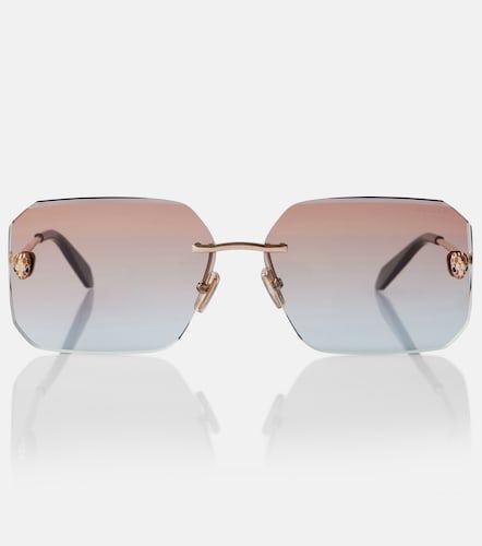 Lunettes de soleil rectangulaires Serpenti Forever - Bvlgari - Modalova