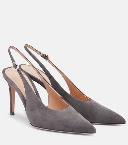 Escarpins slingback Robbie 85 en daim - Gianvito Rossi - Modalova