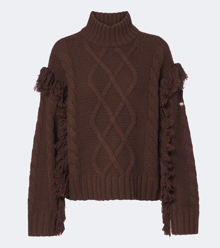 Pull Brit en laine à franges - Goldbergh - Modalova