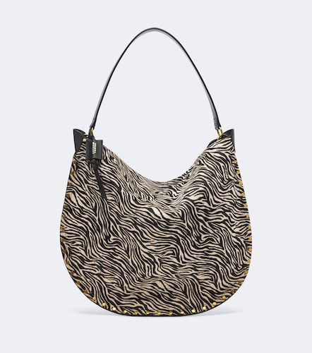 Sac Oskan Large en cuir façon poulain - Isabel Marant - Modalova