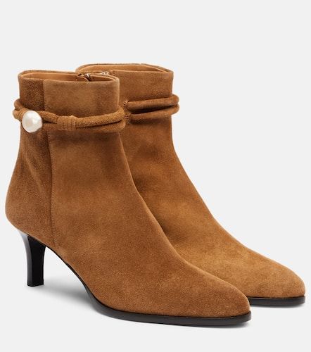 Bottines Miniky Button en daim - Isabel Marant - Modalova