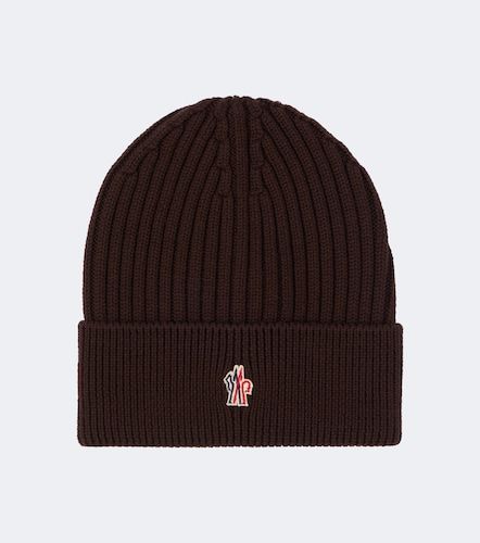 Bonnet en laine vierge à logo - Moncler Grenoble - Modalova